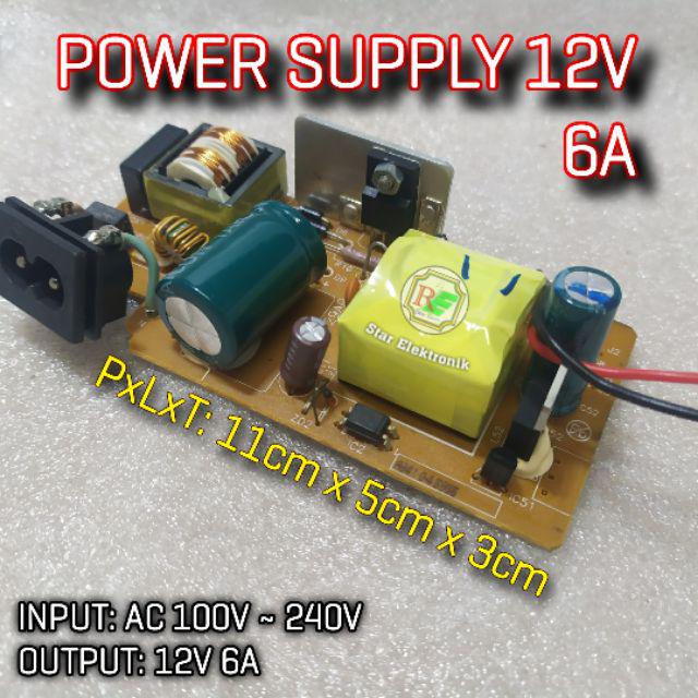 Rangkaian Adaptor 12v 5a Tanpa Trafo - ADAPTOR KITA