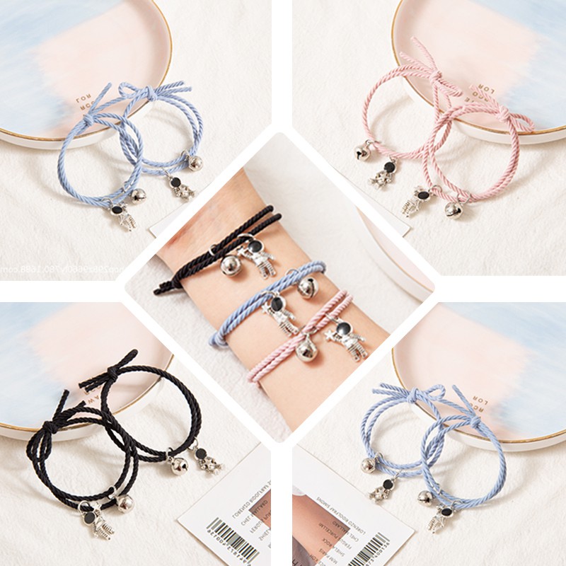 2 pcs gelang couple Bintang Astronaut Gelang Pengakuan Attract Each Other  Gelang Elastis Pasangan | TiKi | Shopee Indonesia