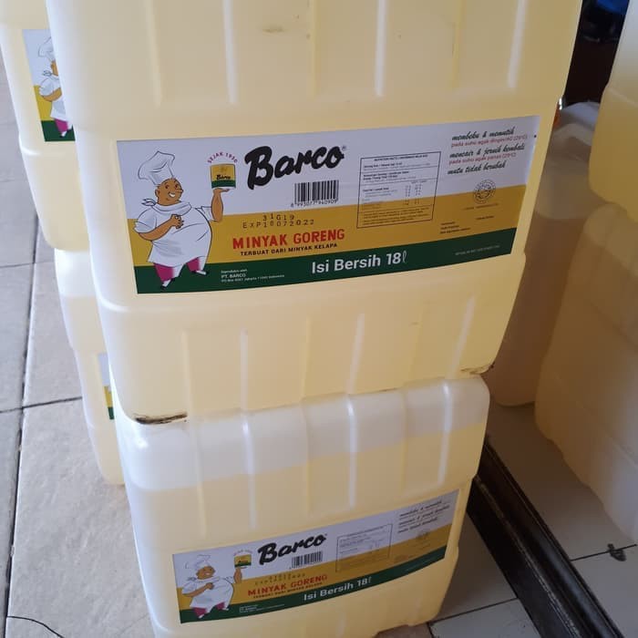 Minyak Goreng Kelapa Barco 18 Liter | Shopee Indonesia