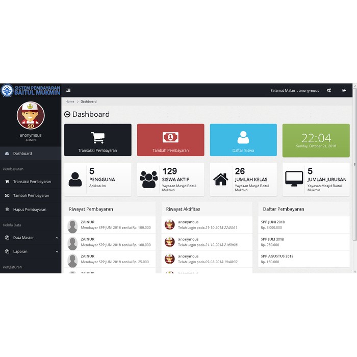 Aplikasi makro excel pembayaran uang sekolah pembayaran siswa hanya dengan tabel excel manual dirasa kurang cepat dan akurat. Aplikasi Pembayaran Spp Sekolah Berbasis Web Shopee Indonesia