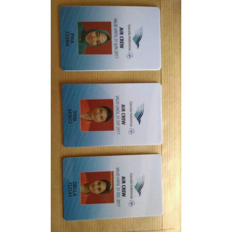 Contoh permohonan penerbitan/perpanjangan pas bandara. Cetak Id Card Pramugari Lion Air Garuda Batik Air Nam Air Sriwijaya Shopee Indonesia