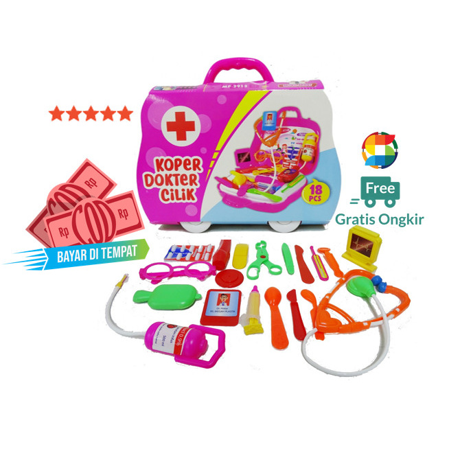 Jual Sekawantoys Mainan Anak Dokter Dokteran Koper Dokter Cilik SKW.2913A |  Shopee Indonesia