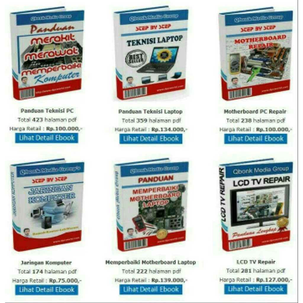 Tak kalah lengkap dengan situs ebook lainya, menyediakan berbagai. Panduan E Book Teknisi Komputer Super Lengkap Last Stok Shopee Indonesia