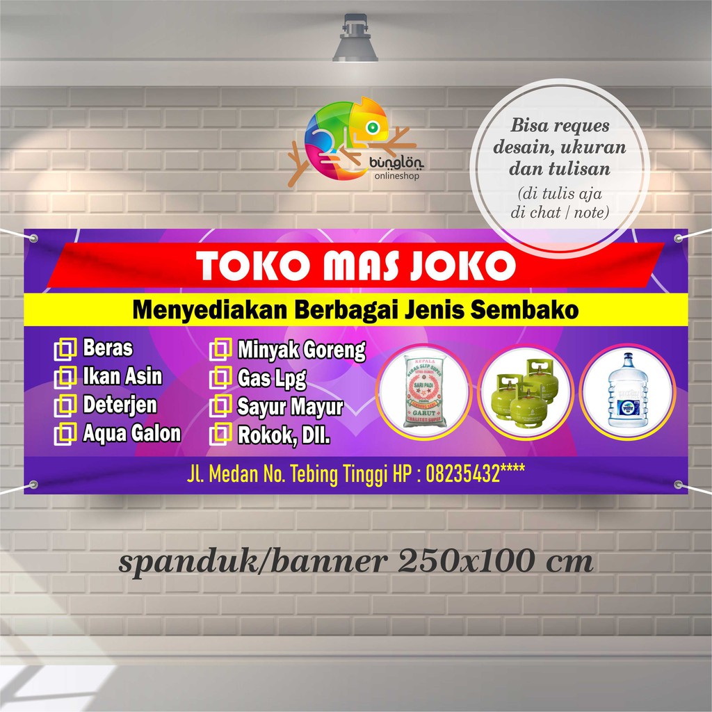 Desain banner 7 tips agar terlihat menarik uprint id. Harga Toko Sembako Spanduk Terbaru September 2021 Biggo Indonesia