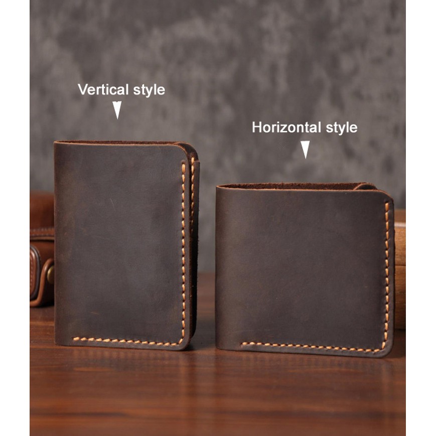It helps them develop a stronger tactile sense and promotes. Handmade Vintage Crazy Horse Genuine Leather Wallet Men Purse Leather Men Wallet Clutch Bag Male Shopee Indonesia