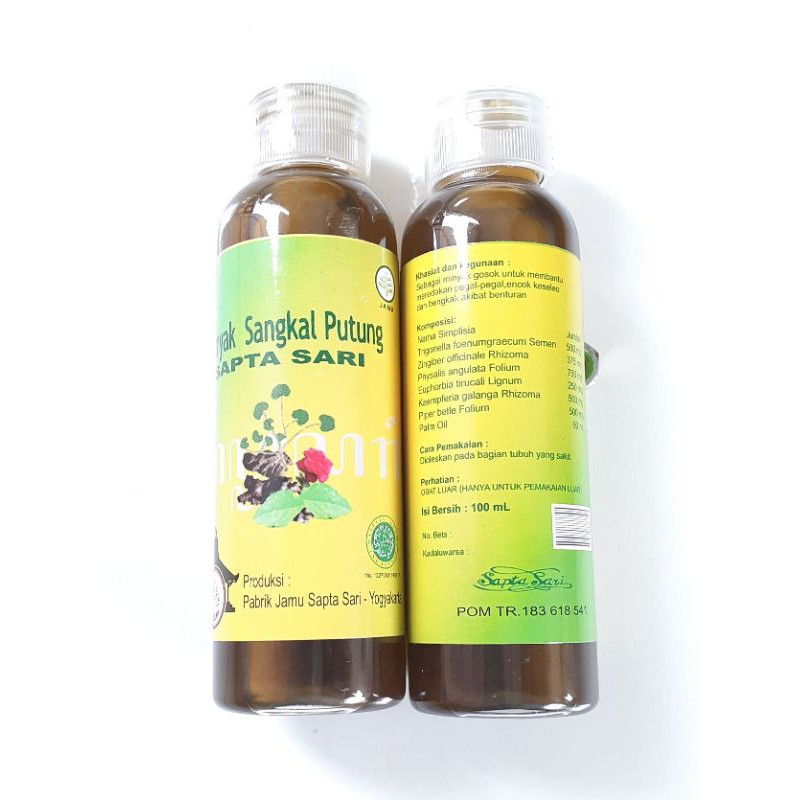 Jual Minyak Sangkal Putung (SAPTA SARI Yogyakarta) Indonesia|Shopee  Indonesia