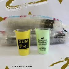 081232614777 (simpati) lengkapi usaha kulinermu dengan logo, maskot, marketing tools: Stiker Label Cup Plastik Untuk Es Custom Murah Free Design Shopee Indonesia