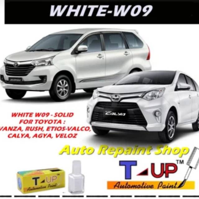 Populer 83 kode warna cat mobil toyota calya. Cat Putih Avanza Zenia Agya Ayla Sigra White W09 Pu Shopee Indonesia