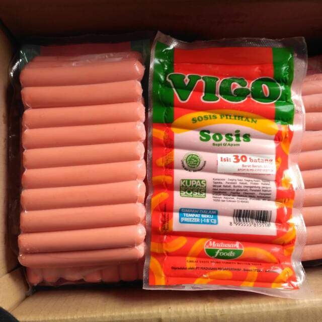 Tapi kalau udah gajian, senyumnya lebar banget. Vigo sosis sapi ayam 660gr isi 30 | Shopee Indonesia