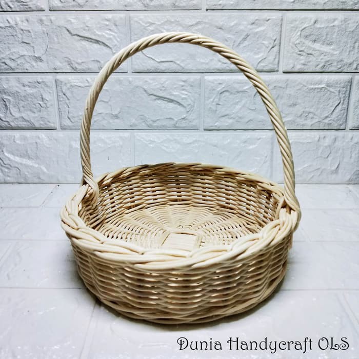 Langsung Order Keranjang Rotan Bulat 19 cm terbaik | Shopee Indonesia