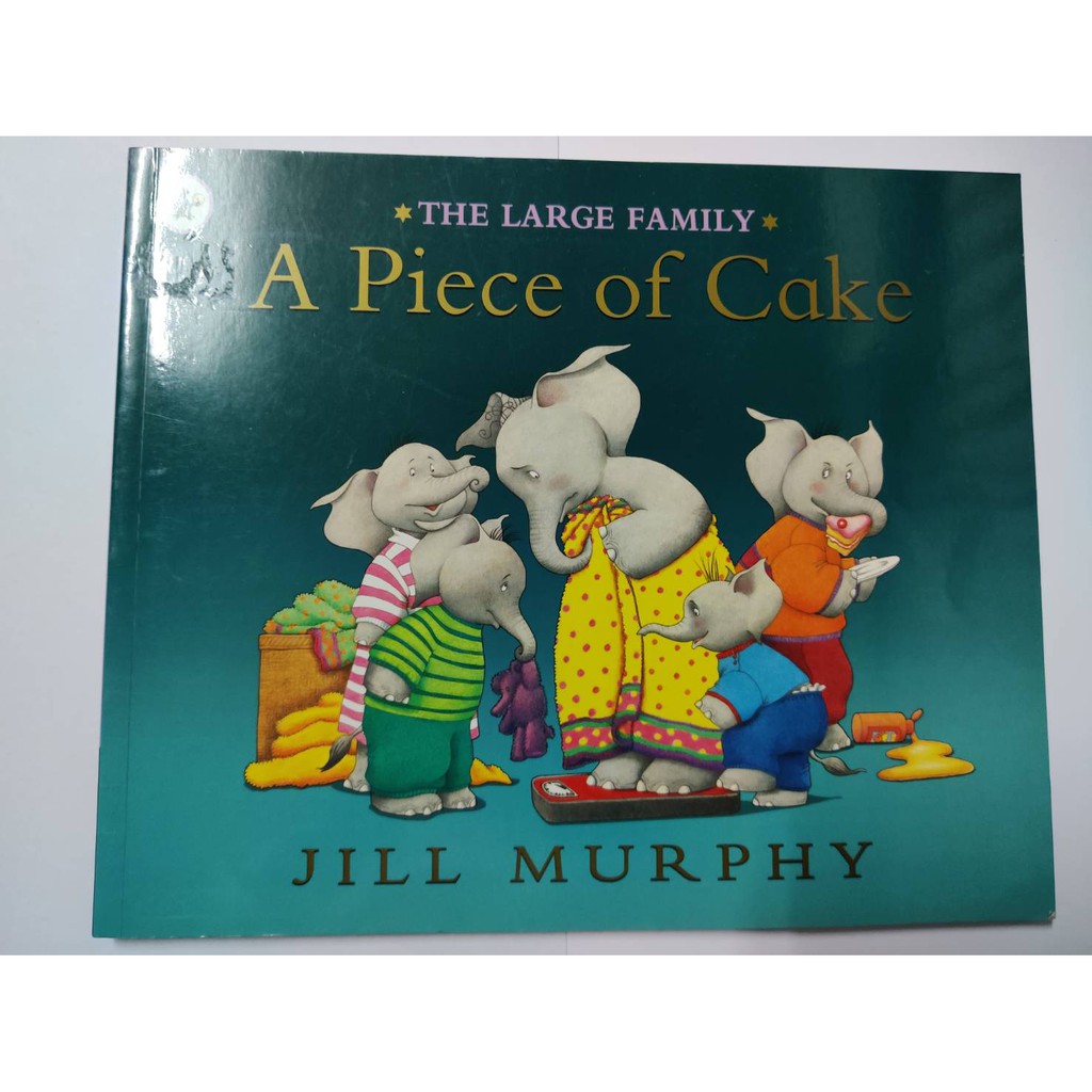Jill Murphy A Piece Of Cake - à¸«à¸ à¸à¸ª à¸­à¸ à¸²à¸©à¸²à¸­ à¸à¸à¸¤à¸©à¸¡ à¸­à¸ªà¸­à¸ The Large Family A Piece Of Cake By Jill Murphy Shopee Thailand