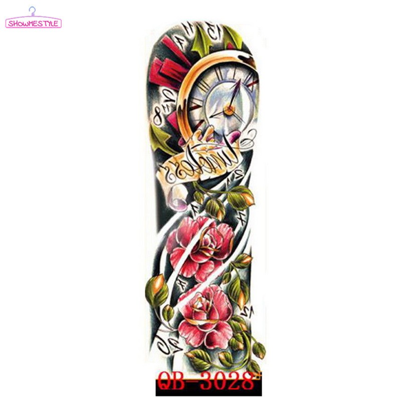 Variação # 21- # 40 Tatuagem Temporária Masculina À Prova D 'Água Braço Grande Arte Corporal Tatuagens Última Longa Adesivo | Shopee Brasil 800_x_800_jpg