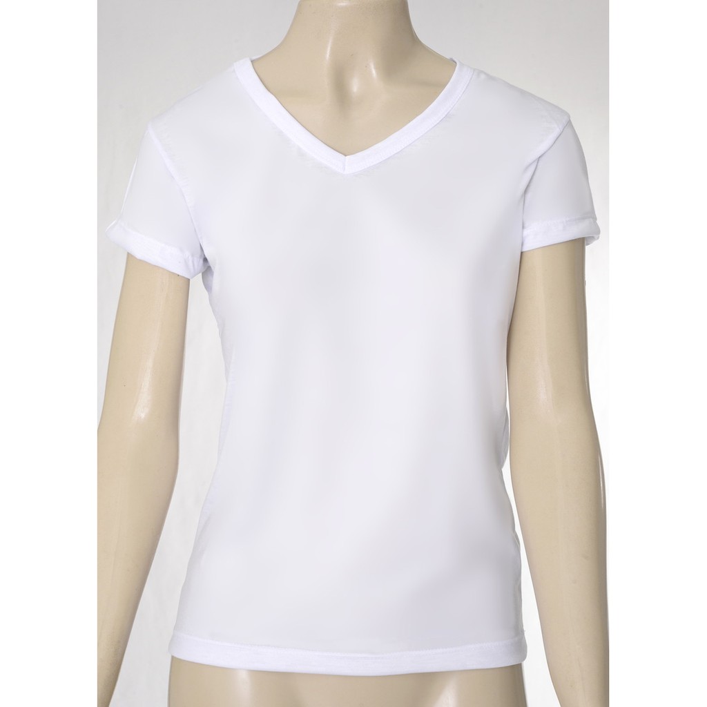 Moda feminina · blusa feminina · camiseta. Baby Look Gola V Feminina 100 Poliester Pronta Entrega Shopee Brasil