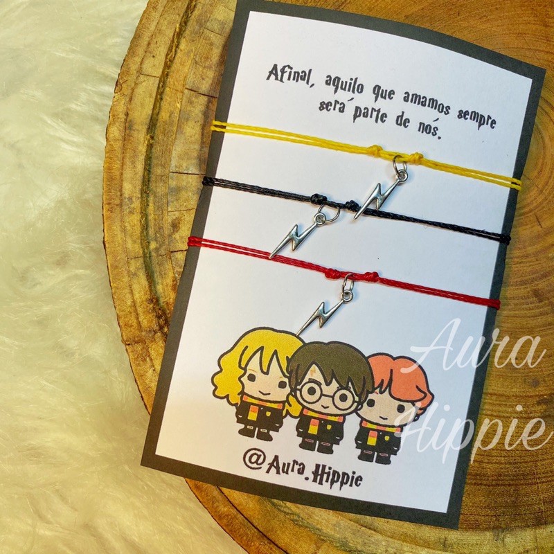 Kit Pulseiras Amizade Harry Potter Shopee Brasil
