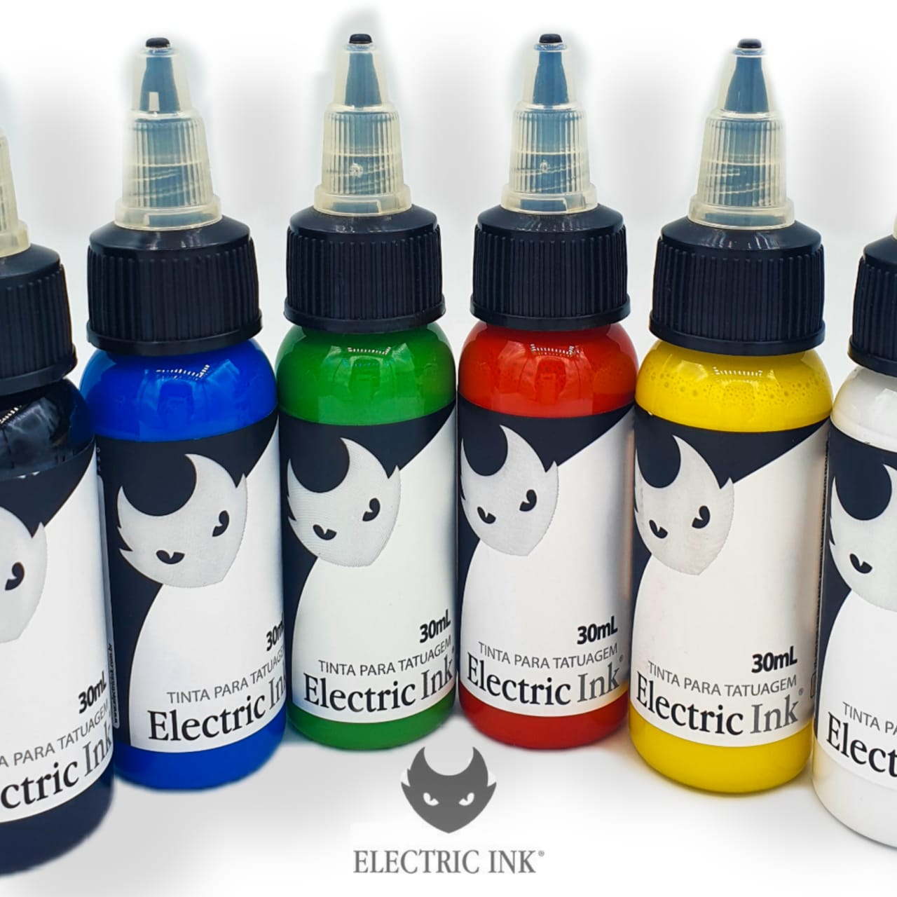 Set De Tintas Coloridas Pigmentos Electric Ink 6Un Tattoo | Shopee Brasil