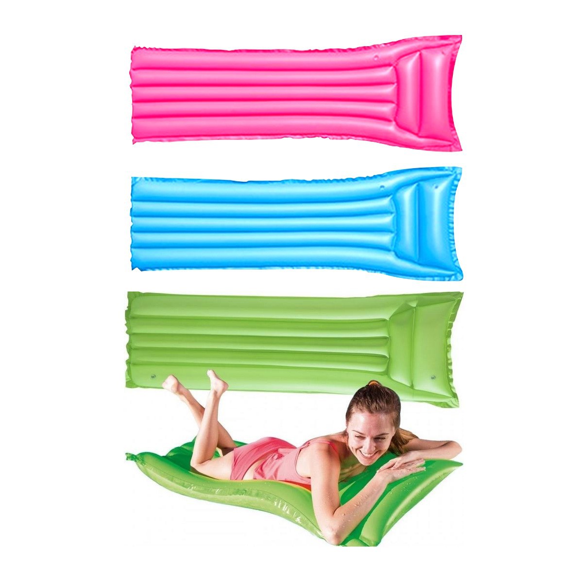 Colchão Inflável Piscina Praia Rio Adulto Juvinil 183x69cm