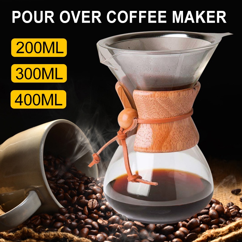 Chaleira De Café 400Ml Com Filtro | Shopee Brasil 800_x_800_jpg