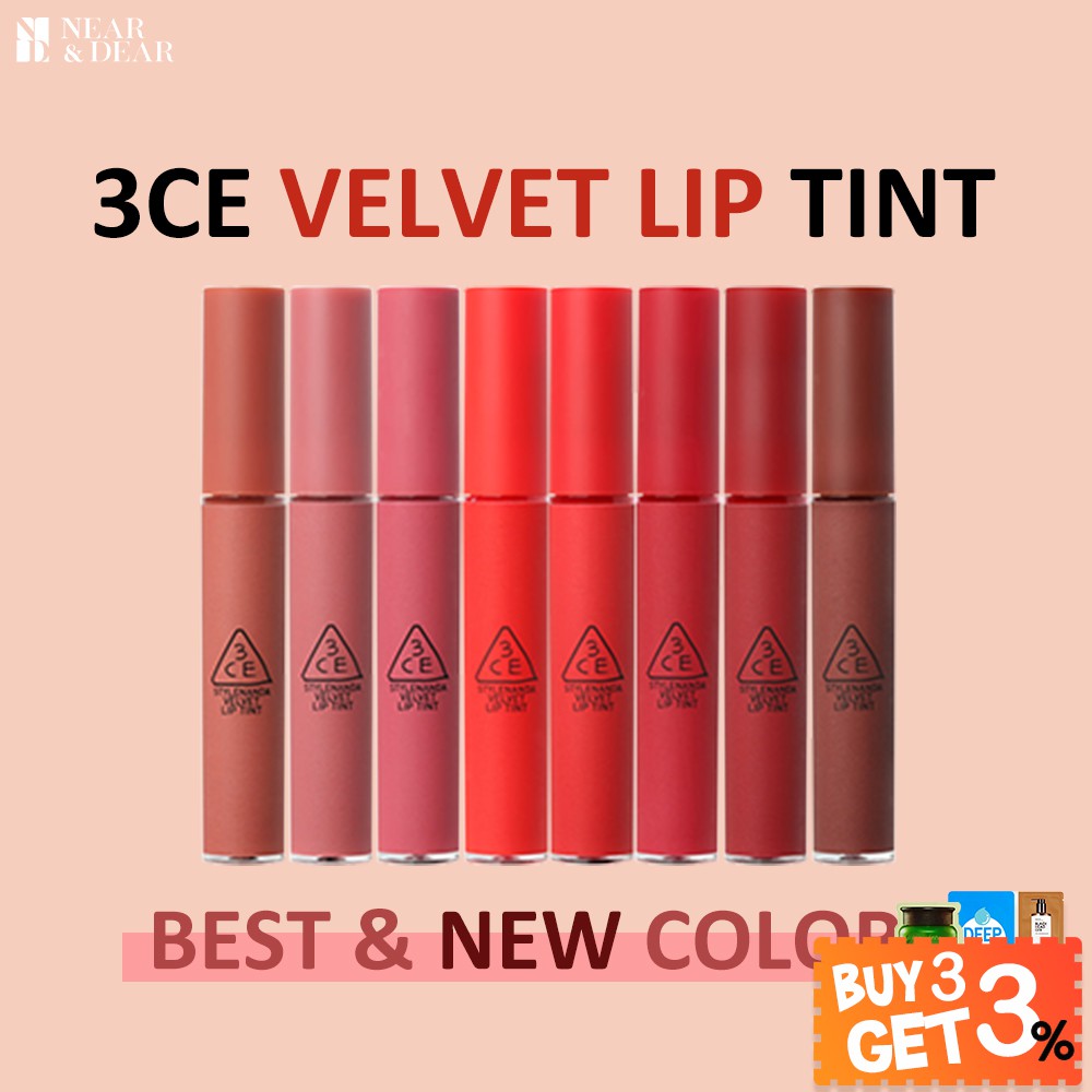 Bn innisfree airy matte tint in mellow pink christmas holiday limited edition. 3ce Velvet Lip Tint Best Colors 11 Colors