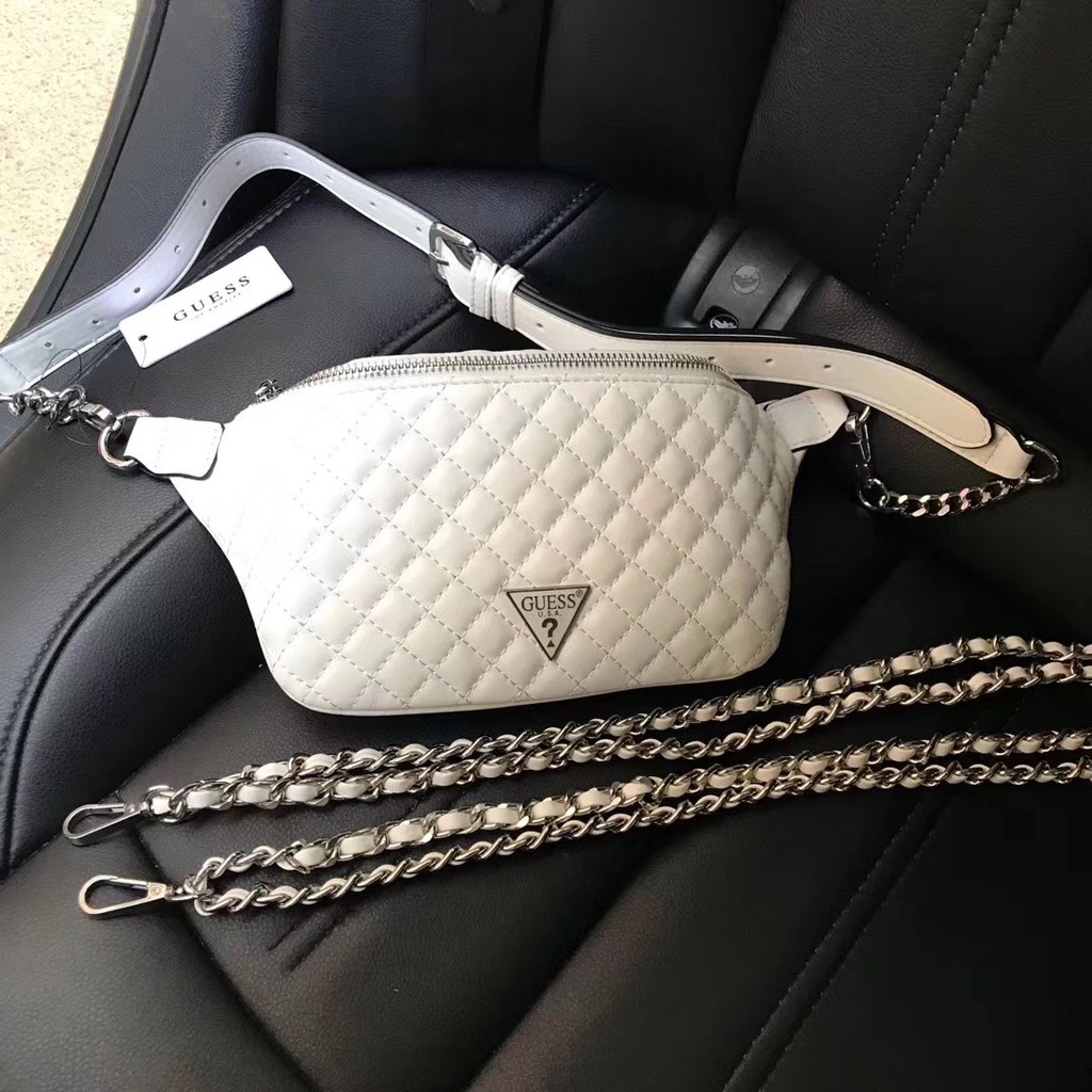 Guess bags handbags narrow by 0 sort by new arrivals price ascending price descending color. Guess Classics Casual Waist Cross Body Bag Shoulder Bag White 3 Colors Available Shopee Malaysia