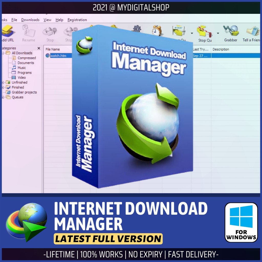 By lincoln spector, pcworld | solutions, tips and answers for pc problems today's best tech deals picked by pcworld's editors t. Internet Download Manager 2021 V6 39 2 Idm Full Version Windows Software 100 Works Shopee Malaysia