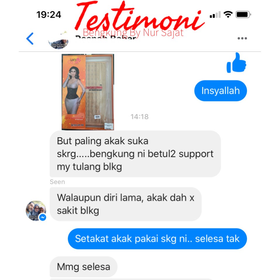Testimoni bengkung nur sajat seksi. Let S Bengkung By Nur Sajat Shopee Malaysia