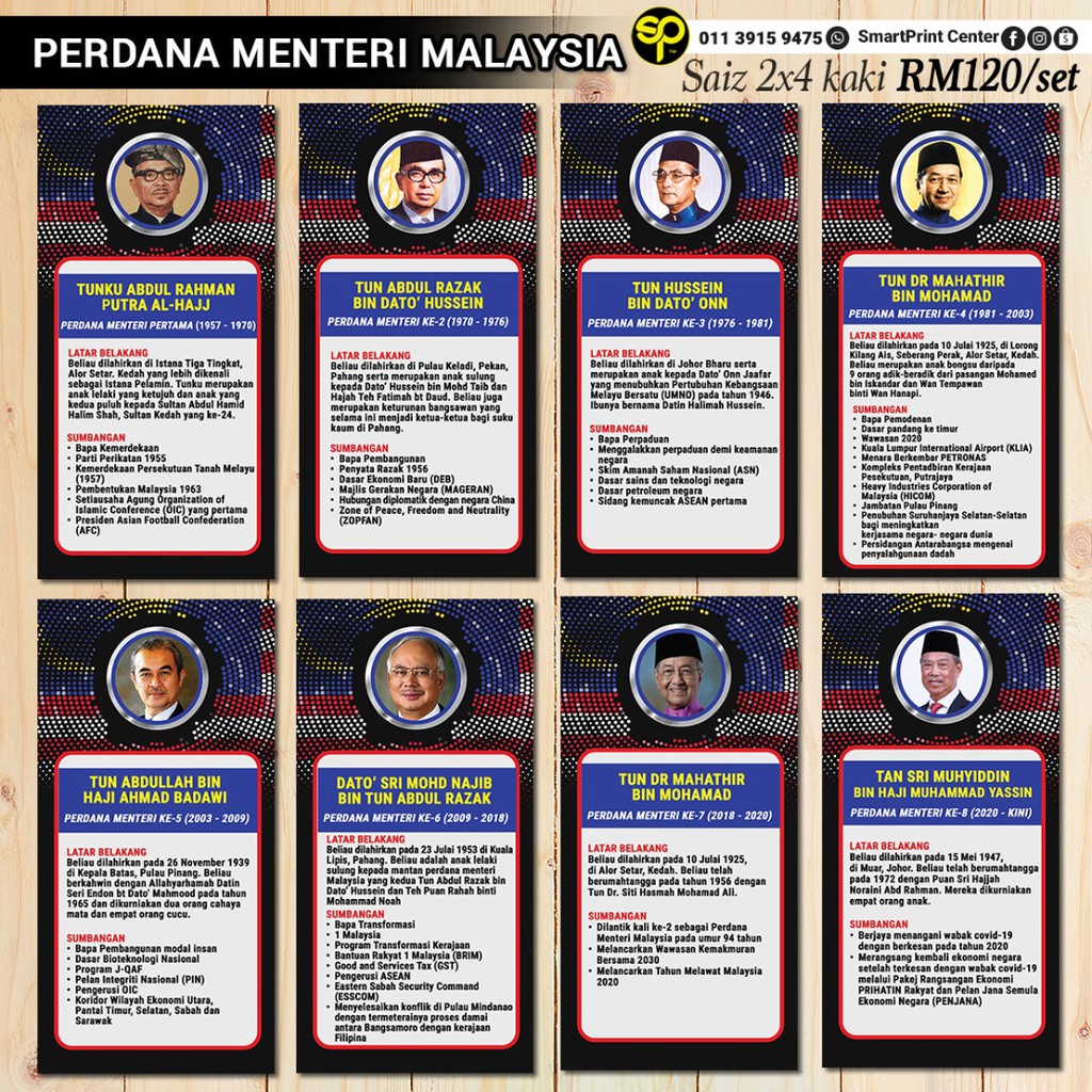 Berikut ini daftar perdana menteri malaysia. Banner Merdeka Perdana Menteri Malaysia Saiz Besar Shopee Malaysia