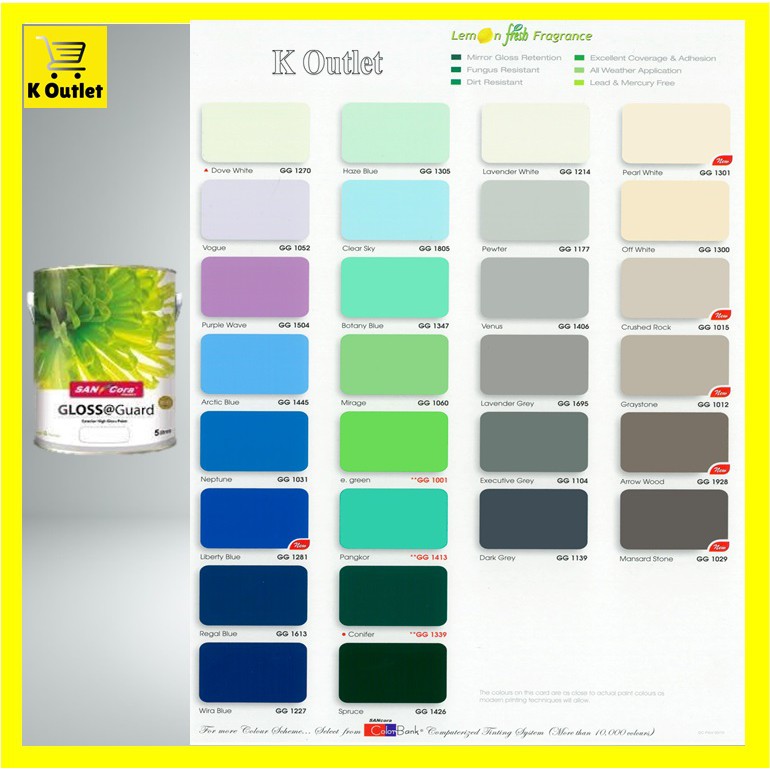 Sancora 【7 litre】 cement guard emulsion paint (white) wall ceiling paint / dinding cat simen colour cat air cat putih. 1 Litre Sancora Gloss Guard Cat Minyak Wood Paint Cat Kayu Metal Paint Cat Besi Shopee Malaysia