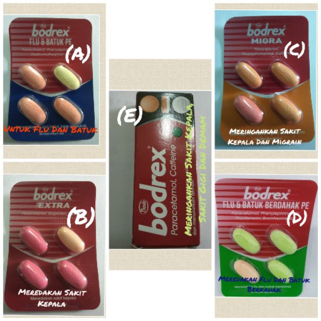 Obat ini bermanfaat untuk meringankan sakit kepala, sakit gigi, dan meredakan demam. Buy Bodrex Untuk Flu Batuk Migrain Sakit Kepala Sakit Gigi Dan Demam Seetracker Malaysia