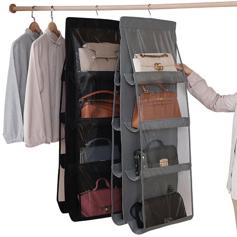 For instance, do you want to display your bags in a fashionable way in your closet? 8 Pockets Hanging Handbag Storage Bag Dustproof Handbag Rack Organizer Wardrobe Closet Hanger Purse Storage Holder Shopee Malaysia