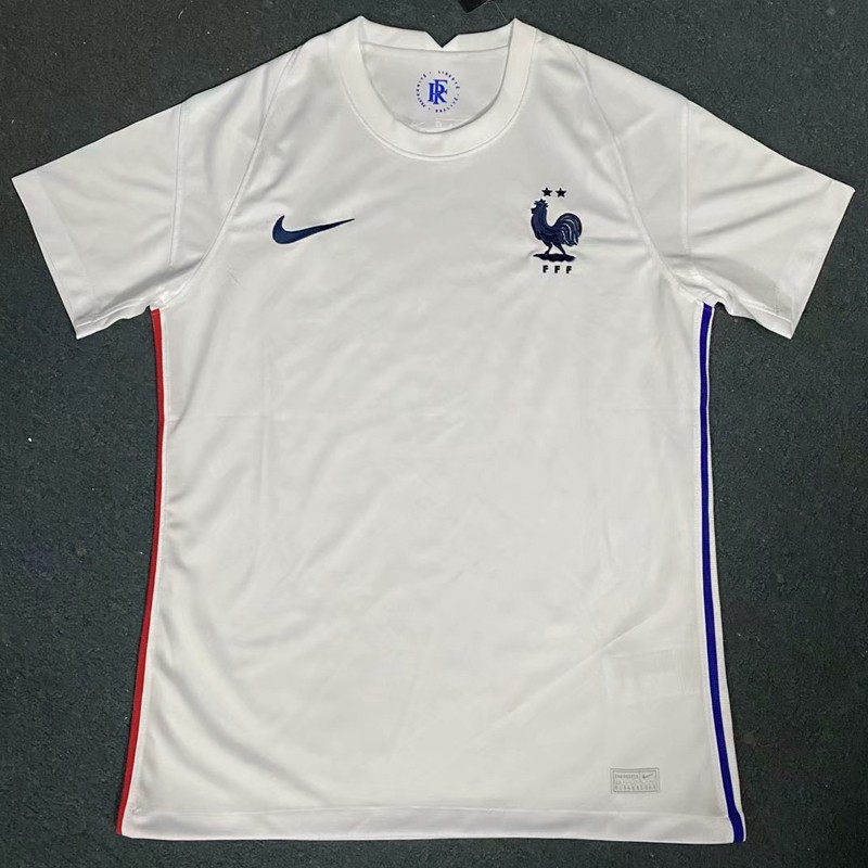Jersey bola france prancis away white euro 2020/2021 putih grade ori o. France Away Jersey Off 61 Www Gmcanantnag Net