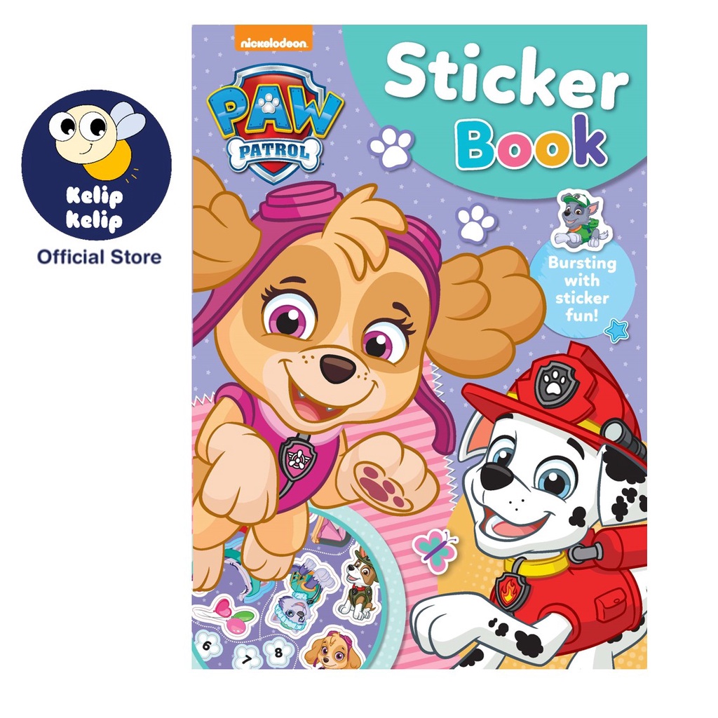 Coloring pages of the mighty pups of paw patrol. Buy Paw Patrol Pink Sticker Activity Book With Ryder Team For Kids Seetracker Malaysia