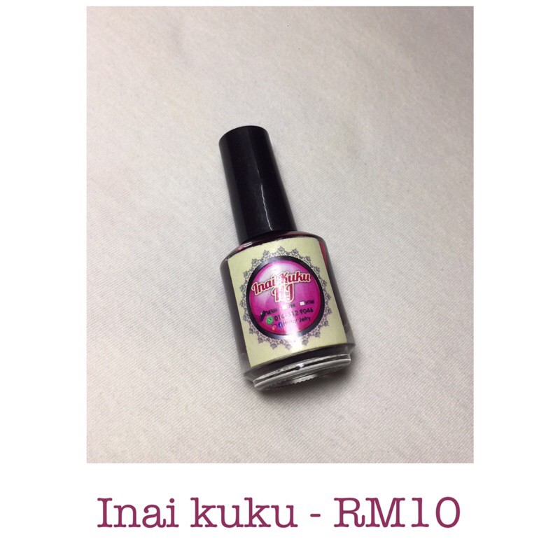 ❤mudah dan cepat untuk diaplikasikan. Inai Kuku Murah Merah Menyala Free Gift