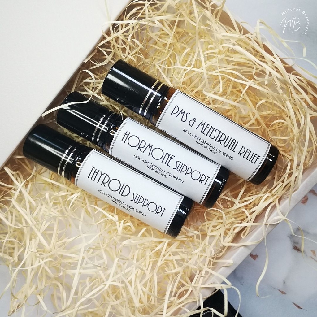 Interested in investing in oil? Hormone Support Aromatherapy Roller Essential Oil Blend Roll On Thyroid Hormone Pms Menstrual Relief Shopee Malaysia