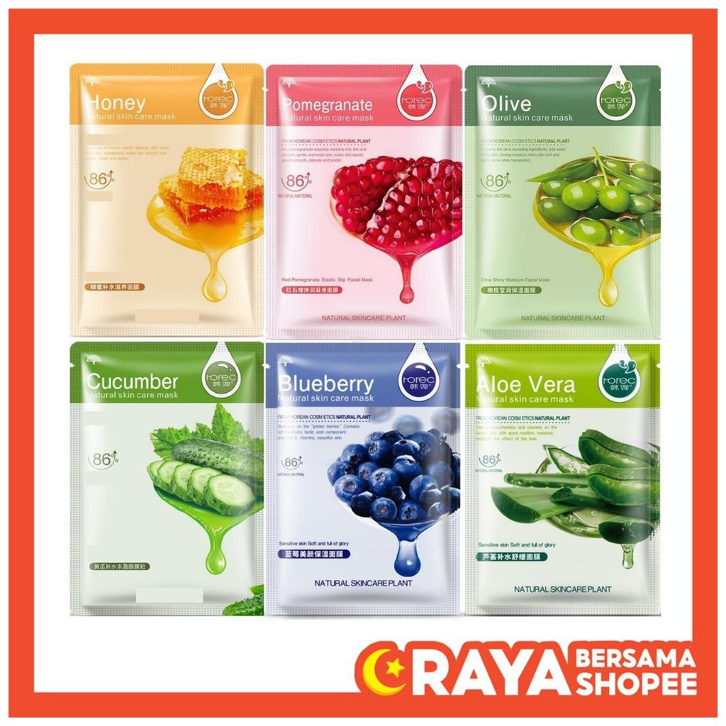 Kemarin ane baru beli masker tisu atau sheet mask murah yang tampilannya mirip banget sama sheet mask dari korea, kayak innisfree, . Ready Stock Face Mask Preferred Seller Rorec Hchana Bioaqua Facial Mask Brightening Nourish Moisturizing Facemask Be