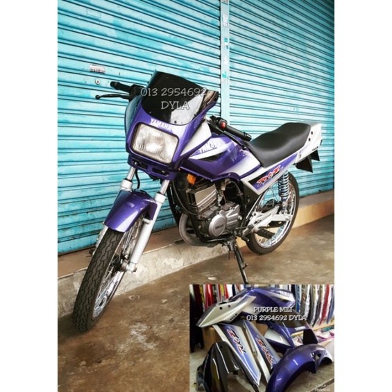 Genuine parts hld for yamaha rxz boss mili bosch body hijau laici kuning yahoo shopee malaysia. Coverset Rxz Kuning Mili Putih Mili Purple Mili Merah Mili Shopee Malaysia