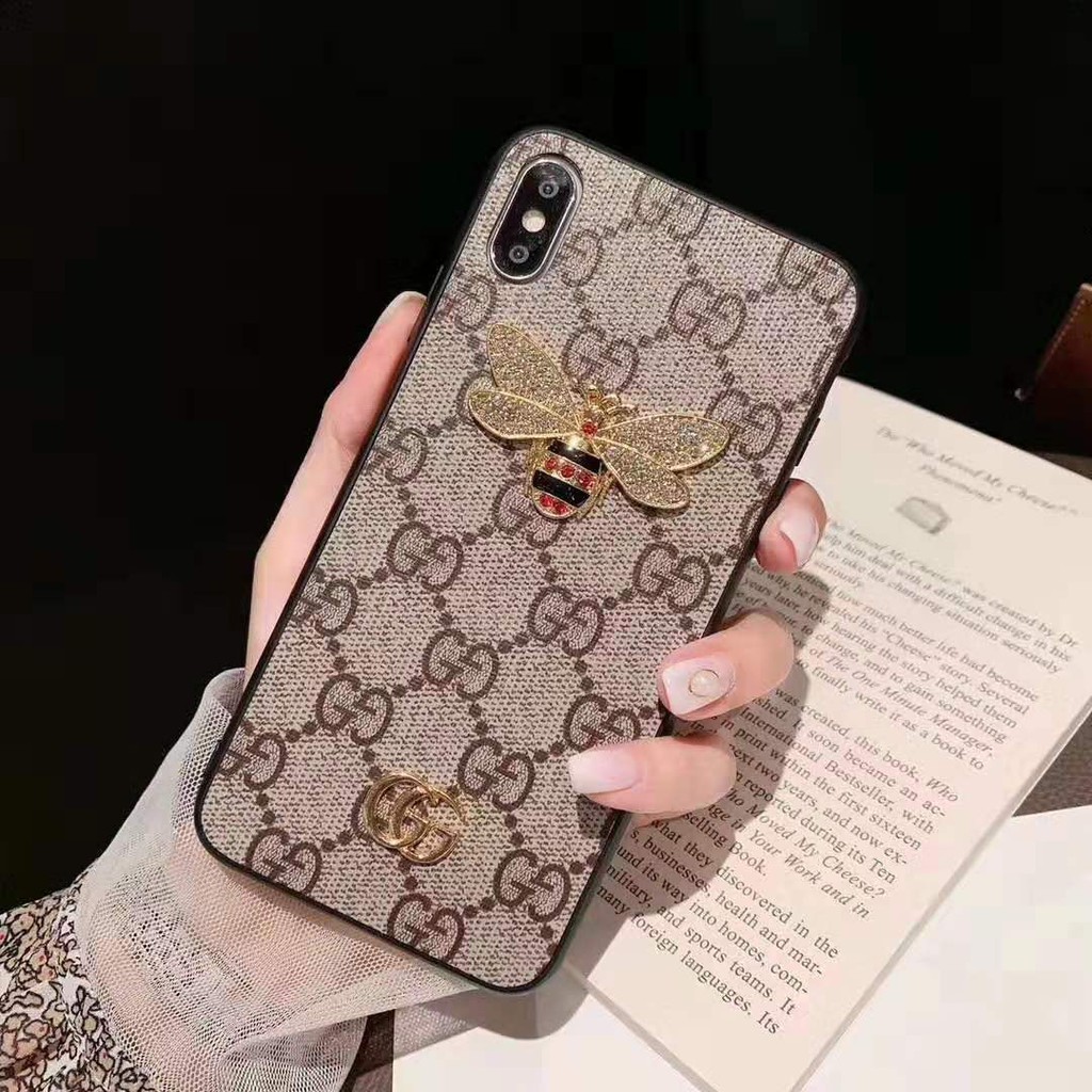 Case ninetyfive are protective and trendy phone cases that will surely provide both style and defense for your precious mobile devices. iPhone12 11 Pro Max XS XR 6 6s 7 8 PLus Gucci Bee Phone