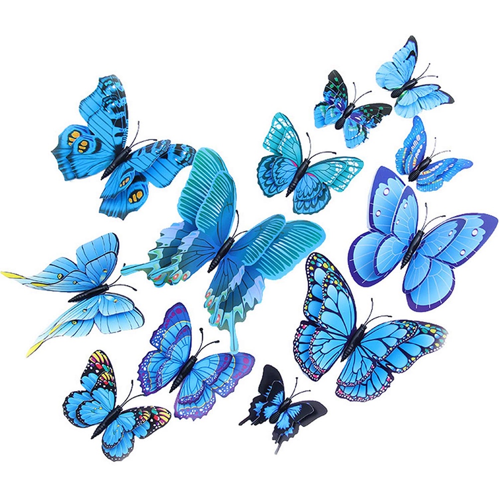When placed correctly, the symbol attracts passion, tenderness, romance, good mood and happiness into the house. 3d Double Winged Butterfly Stickers Butterfly Wall Stickers Realistic Versatile Home Wall Decoration For Home Marble Glass Shopee Malaysia