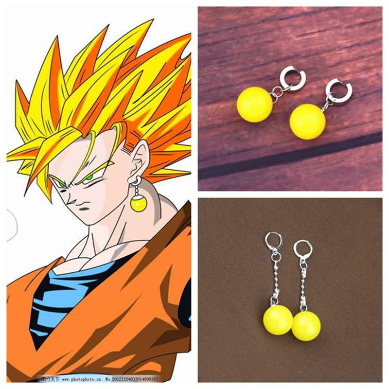 Anime Super Dragon Ball Z Vegetto Potara Earring Cosplay Earrings Ear Stud Goku For Summer Earring | Shopee Malaysia 800_x_800_jpg