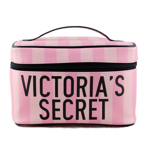 Find many great new & used options and get the best deals for victoria secret signature stripe runway vanity case at the best online prices at ebay! Victoria S Secret Pink Stripe Runway Vanity Case Train Case Shopee Malaysia