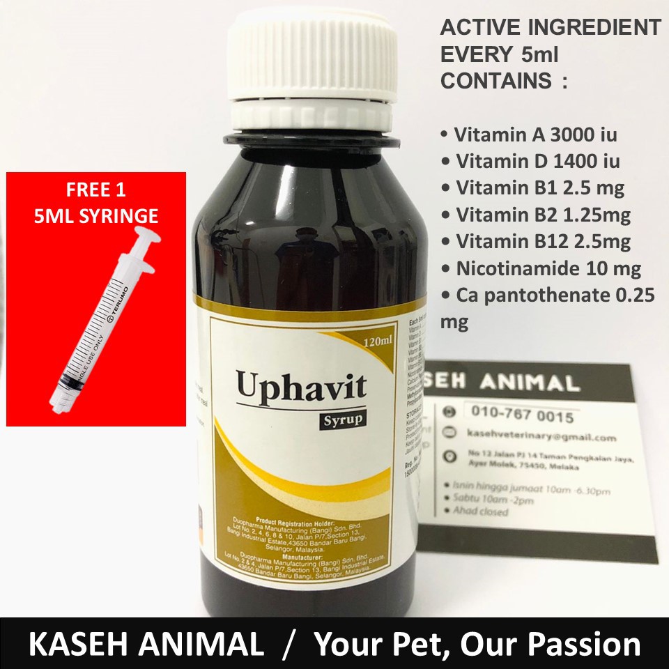 Uphavit Syrup For Cat Uphavit Multivitamins For Cats Pet Supplies Pet