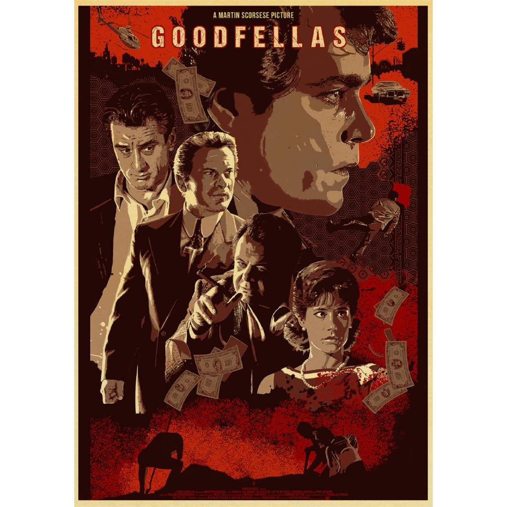 Check out this fantastic collection of goodfellas wallpapers, with 46 goodfellas background images for your desktop, phone or tablet. Movie Poster Goodfellas Retro Poster Prints High Quality Wall Stickers For Living Room Home Decoration Shopee Malaysia