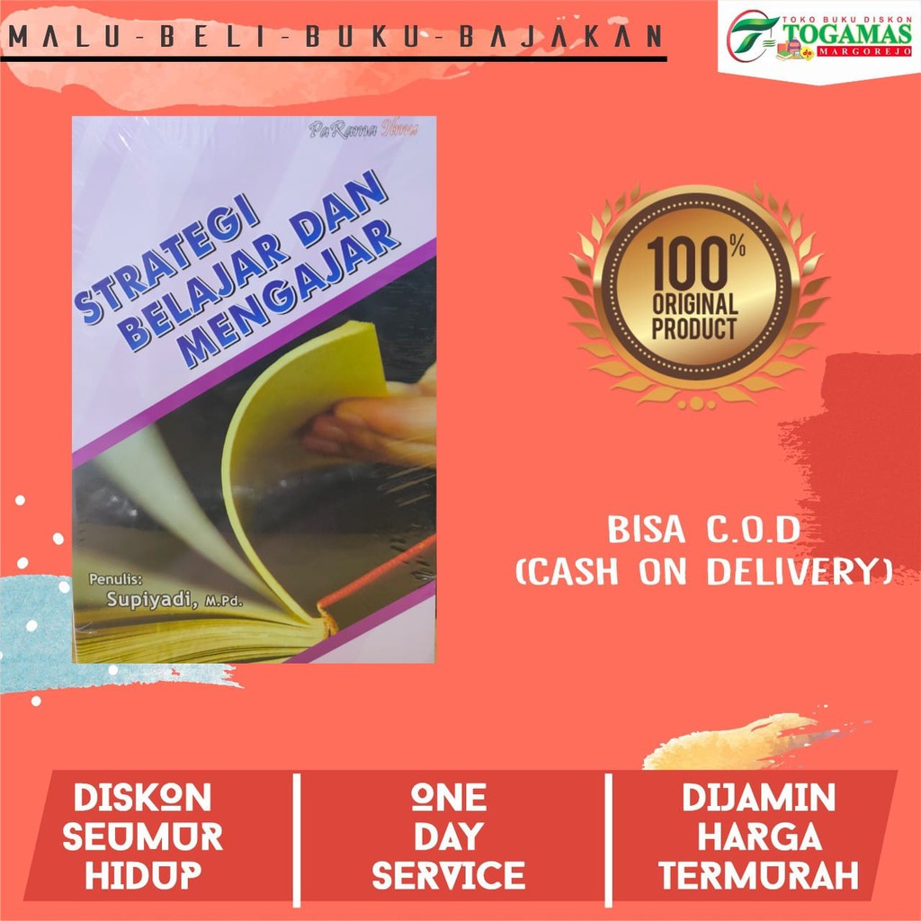 ∙ promo pengguna baru ∙ kurir instan . Ready To Send Learning Strategy Book And Teaching Of Supiyadi M Pd Siap Kirim Buku Strategi Belajar Dan Mengajar Karya Supiyadi M Pd