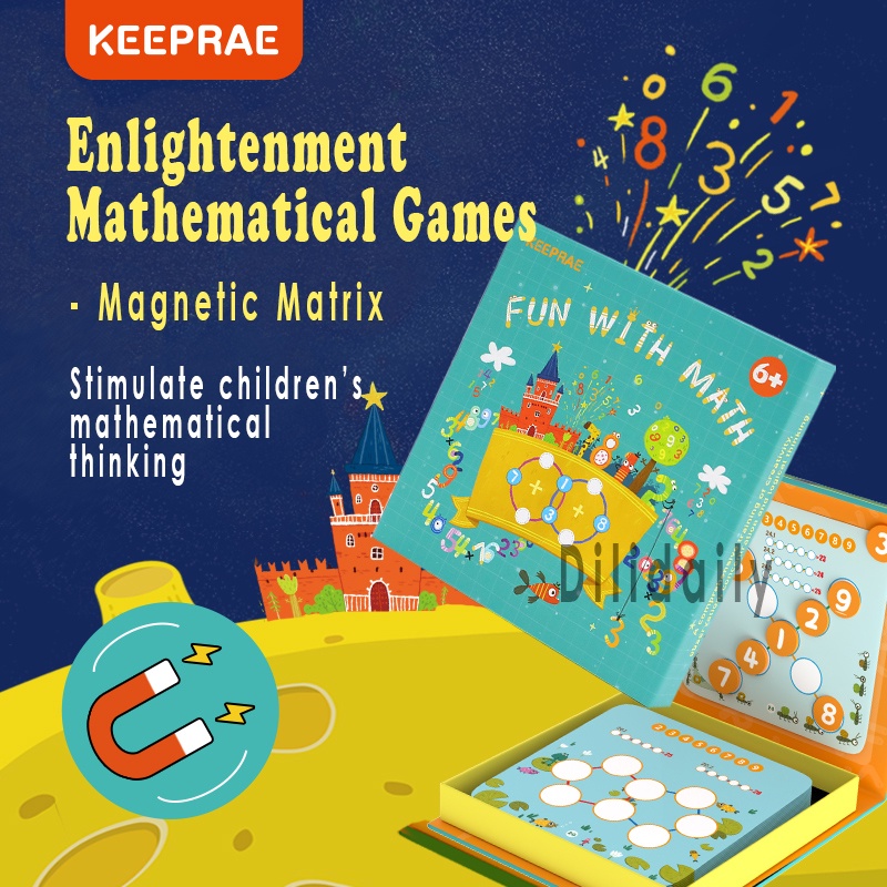 Pizza fraction fun game · 2. Keeprae Fun With Math Board Games Children Numbers Game Shopee Malaysia