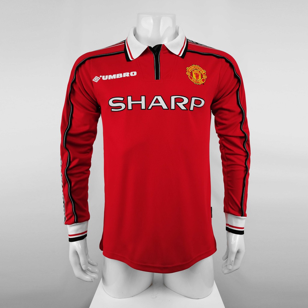 12 is the most popular jersey number in nba history. 98-99 Manchester United Home Long Sleeve Retro Soccer Jersey Football
