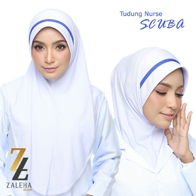 Dan menjual pelbagai jenis tudung jururawat. Ready Stock Awning Scuba Line Biru Line Purple By Zaleha Hijab Tudung Misi Tudung Awning Scuba Premium Nurse Kkm No1 Shopee Malaysia