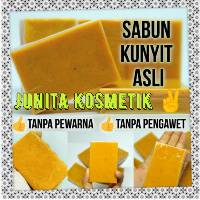 Minyak kelapa dara organik, garam alkali, air dan moroccon clay, iaitu tanah liat yg terkenal dgn sifat penyaman dan penegang kulit. Sabun Kunyit Asli Homemade 100g