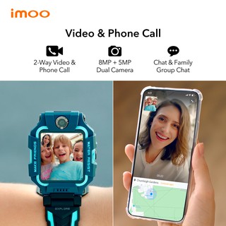 The kid smart watch phone features with gps precisely locate your children. imoo Watch Phone Z6 - World 1st Dual Camera HD Video Call