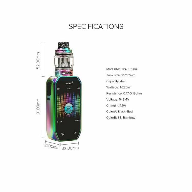 Belanja central garskincod garskin skin smoant naboo night terlaris (hanya. Genuine Smoant Naboo 225w Tc Box Mod Only Kit Set Shopee Malaysia
