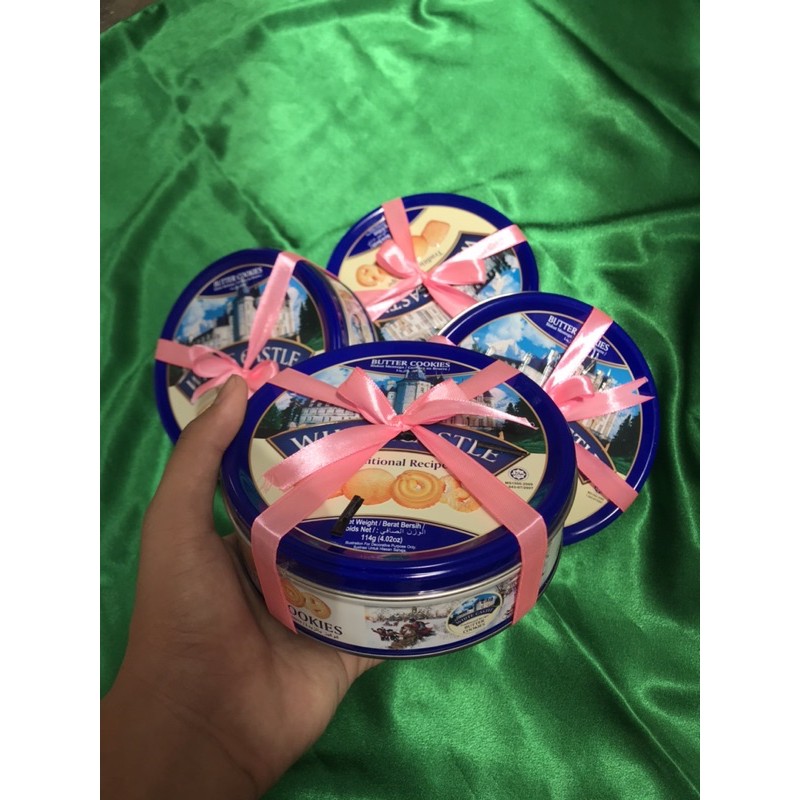 Share the dynamic duo of white chocolate and raspberries by baking up a batch of these easy drop cookies for christmas. Vip Door Gift White Castle Butter Cookies Shopee Malaysia