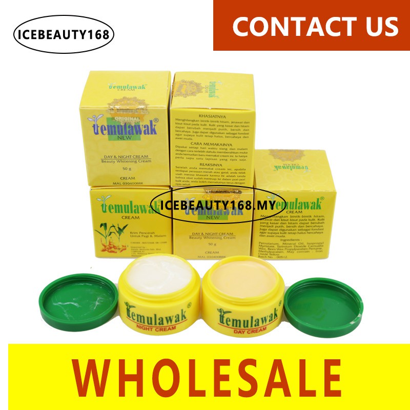 Dapat juga mengatasi kulit yang kering. Ready Stock Krim Temulawak Day And Night Freckle Cream Face Original Cream